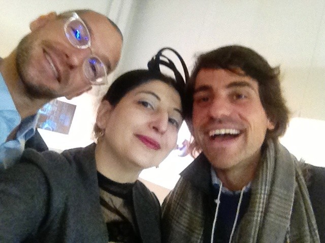 Alessandro De Lorenzo, me and Federico Bosisio, photo by N