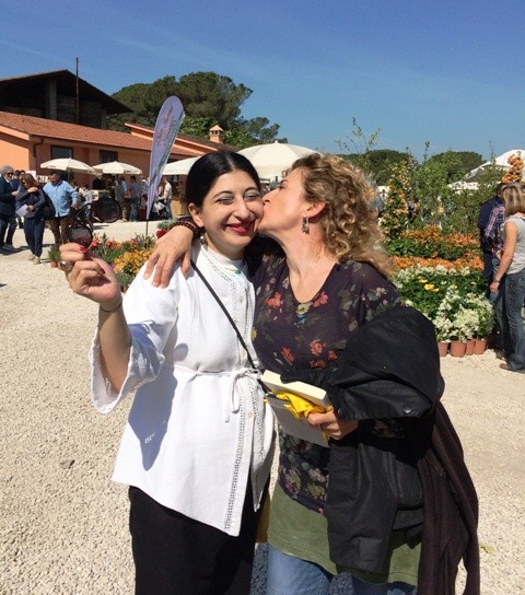 Life is sharing: Ilaria Venturini Fendi and me, photo by Stephan Hamel