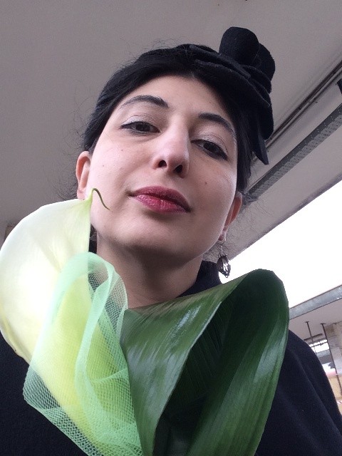 A calla lily, unexpected gift at the Brescia railway station, given to me by a Florentine woman, photo by N