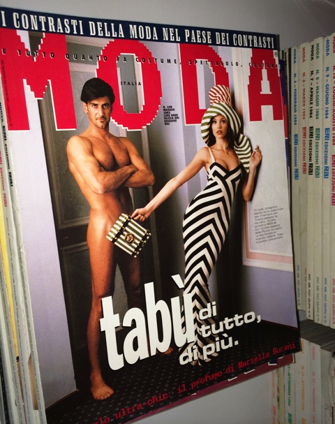 One of the first fashion magazines I read, photo by N